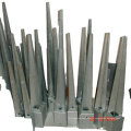 Ancrages de poteau en métal et poteau de clôture pour poteau de clôture électrique